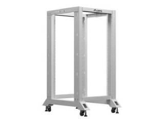 Lanberg - Stojak rama otwarta - 600 x 800 mm (SxG) - szary, RAL7035 - 22U - 19"