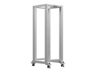 Lanberg - Stojak rama otwarta - 600 x 800 mm (SxG) - szary, RAL7035 - 32U - 19"