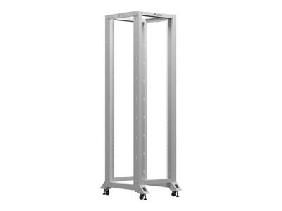 Lanberg - Stojak rama otwarta - 600 x 800 mm (SxG) - szary, RAL7035 - 42U - 19"