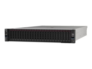 Lenovo ThinkSystem SR655 V3 7D9E - Serwer - montowany w stojaku 2U - pojedynczy - 1 x EPYC 9115 / do 4.4 GHz - RAM 32 GB - SAS -
