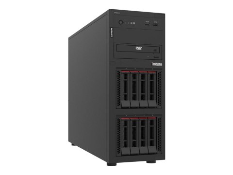 Lenovo ThinkSystem ST250 V3 7DCE - Serwer - wieża 4U - pojedynczy - 1 x Xeon 6315P / do 5.2 GHz - RAM 16 GB - wymiana podczas pr