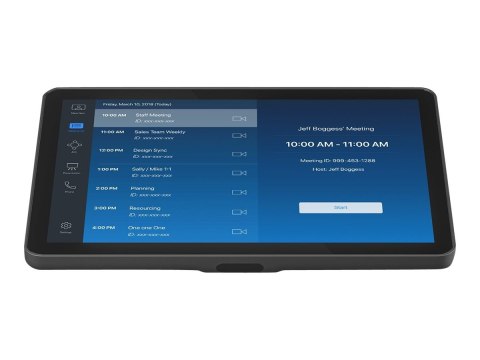 Logitech - Zestaw do wideokonferencji (Logitech Tap IP, Logitech Rally Bar) - Certyfikat Zoom Rooms, Certyfikat Microsoft Teams 