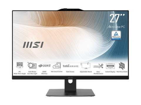 MSI Modern AM272P 1MG 1274EU - Wszystko-w-jednym Core 7 150U / do 5.4 GHz - RAM 16 GB - SSD 1 TB - NVMe - Intel Graphics - Gigab