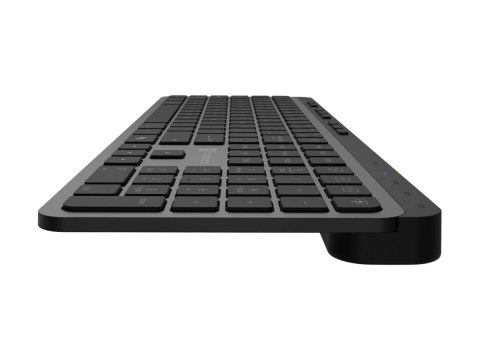 Natec MEDUSA - Klawiatura - full size - bezprzewodowa - 2.4 GHz, Bluetooth 5.1 - QWERTY - US - przełącznik: X-Type - czarny, sza