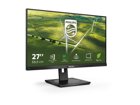 Philips B Line 272B1G - Monitor LED - 27" - 1920 x 1080 Full HD (1080p) @ 75 Hz - IPS - 250 cd/m² - 1000:1 - 4 ms - HDMI, DVI-D,