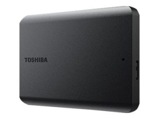 Toshiba Canvio Basics - Dysk twardy - 2 TB - zewnętrzny (przenośne) - 2,5" - USB 3.2 Gen 1 / USB 2.0 - czarny mat