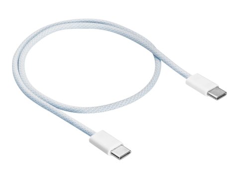 Akyga AK-USB-50 - Kabel USB - USB-C (M) do USB-C (M) - USB 2.0 - 20 V - 3 A - Szybkie ładowanie do 60 W - biały