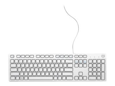 Dell KB216 - Klawiatura - USB - QWERTY - Międzynarodowy USA - biały