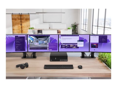 Dell Pro Slim Plus QBS1250 - AI PC - smukły biurkowy Core Ultra 7 265 / do 5.3 GHz - RAM 32 GB - SSD 512 GB - NVMe, TLC - Intel 