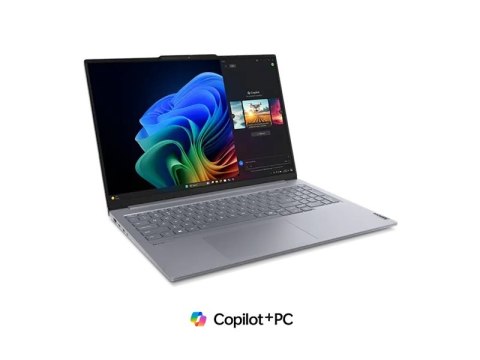 Lenovo ThinkBook 16 G7 QOY 21NH - Copilot+ PC - Snapdragon X Plus - X1P-42-100 / do 3.4 GHz - Win 11 Pro (w przyp. ARM) - Qualco