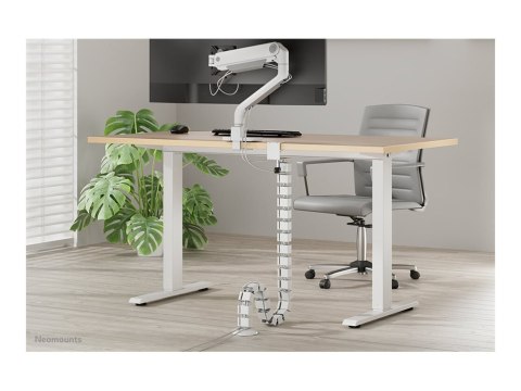 Neomounts - Kręgosłup do prowadzenia kabli - design zaciskowy, uniwersalny - biały