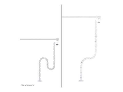 Neomounts - Kręgosłup do prowadzenia kabli - design zaciskowy, uniwersalny - biały