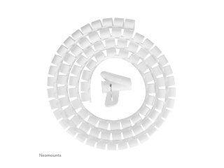 Neomounts - Rękaw do porządkowania kabli - na 1-5 kabli, uniwersalny - biały - 2 m