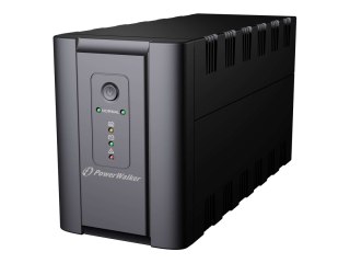 PowerWalker VI 2200 SH IEC - UPS - AC 170-280 V - 1200 wat - 2200 VA - 1 faza - 9 Ah - USB - złącza wyjściowe: 6