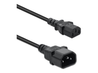 Qoltec - Kabel zasilający - IEC 60320 C14 do power IEC 60320 C13 - 250 V - 10 A - 1.5 m