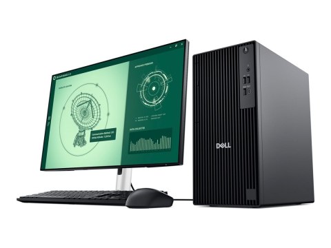 Dell Pro Tower QCT1250 - AI PC - wieża Core Ultra 5 235 / do 5 GHz - RAM 16 GB - SSD 512 GB - NVMe - Intel Graphics - Gigabit Et