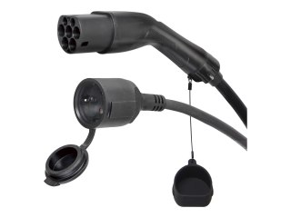 EnerGenie - Kabel zasilający - IEC 62196-2 (Mennekes) (M) do Typ E (F) - 16 A - 50 cm - moc 3,7 kW, jednofazowy