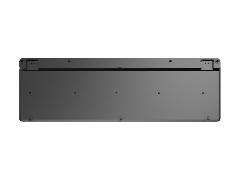Gembird - Klawiatura - tryb podwójny, dla biznesu, smukły - full size - bezprzewodowa - 2.4 GHz, Bluetooth 5.1 - QWERTY - US - c