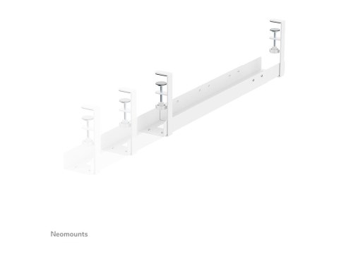 Neomounts - Cable management tray - design zaciskowy, uniwersalny - do montażu na biurku - biały
