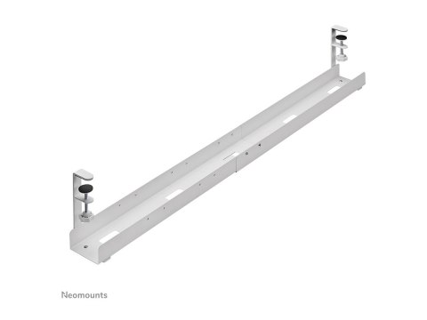 Neomounts - Cable management tray - design zaciskowy, uniwersalny - do montażu na biurku - biały