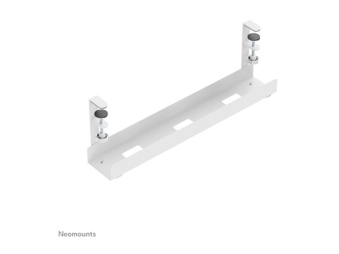 Neomounts - Cable management tray - design zaciskowy, uniwersalny - do montażu na biurku - biały