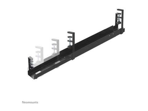 Neomounts - Cable management tray - design zaciskowy, uniwersalny - do montażu na biurku - czarny