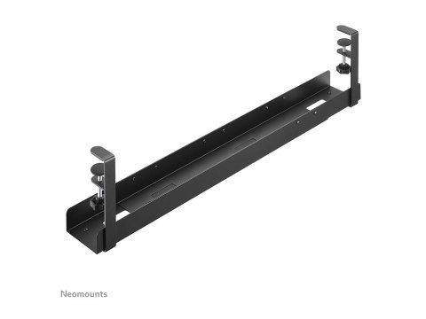 Neomounts - Cable management tray - design zaciskowy, uniwersalny - do montażu na biurku - czarny
