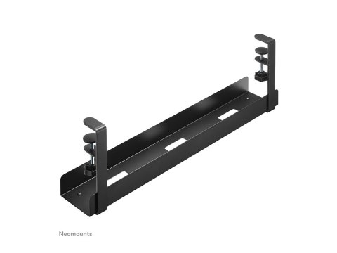 Neomounts - Cable management tray - design zaciskowy, uniwersalny - do montażu na biurku - czarny