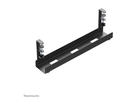 Neomounts - Cable management tray - design zaciskowy, uniwersalny - do montażu na biurku - czarny