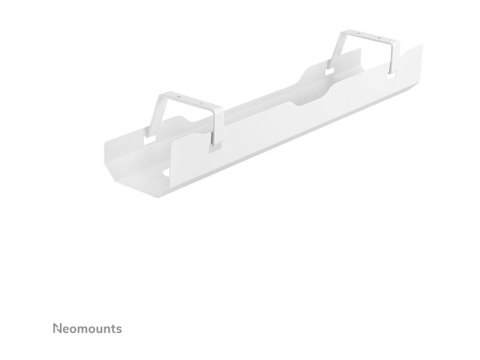 Neomounts - Cable management tray - montaż na śruby, uniwersalny - do montażu pod biurkiem - biały