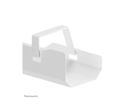 Neomounts - Cable management tray - montaż na śruby, uniwersalny - do montażu pod biurkiem - biały