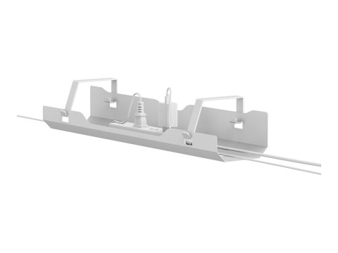Neomounts - Cable management tray - montaż na śruby, uniwersalny - do montażu pod biurkiem - biały