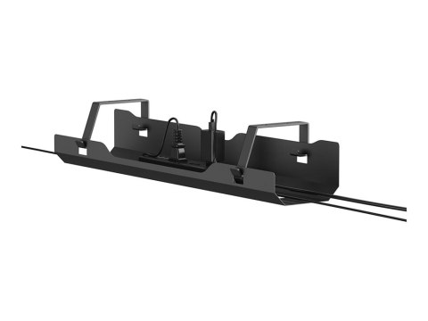 Neomounts - Cable management tray - montaż na śruby, uniwersalny - do montażu pod biurkiem - czarny
