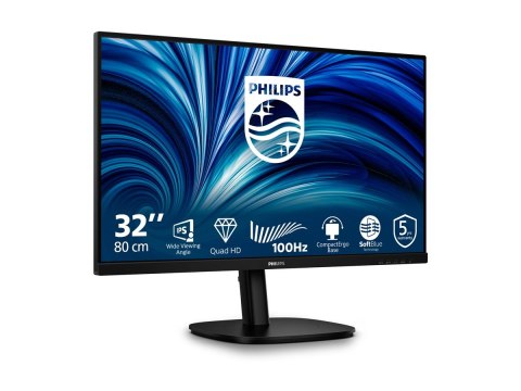 Philips 32B2N3500 - 3000 Series - monitor LED - 32" (31.5" widoczny) - 2560 x 1440 QHD @ 100 Hz - IPS - 1000:1 - 2xHDMI, Display