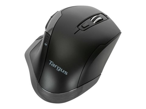 Targus - Mysz - ergonomiczna - przeciwdrobnoustrojowa - praworęczna - 7 przyciski - bezprzewodowa - 2.4 GHz - odbiornik bezprzew