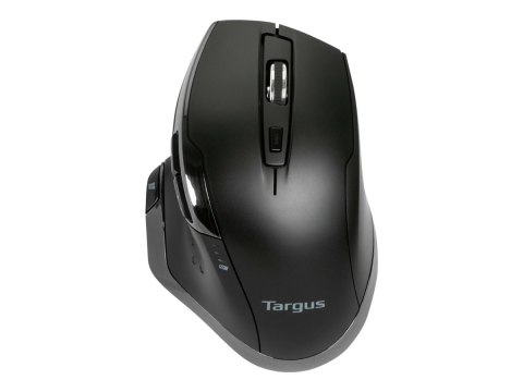 Targus - Mysz - ergonomiczna - przeciwdrobnoustrojowa - praworęczna - 7 przyciski - bezprzewodowa - 2.4 GHz - odbiornik bezprzew