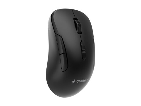 Gembird MUSW2-7B-01 - Mysz - tryb podwójny - prawo i leworęczna - optyczna - 7 przyciski - bezprzewodowa - 2.4 GHz, Bluetooth - 