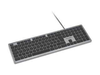 Kensington KB515 EQ - Klawiatura - full size - USB - QWERTY - Międzynarodowy Angielski - kosmiczna szarość - do sprzedaży detali