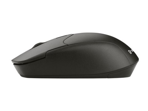 Tracer Boss - Mysz - prawo i leworęczna - optyczna - 3 przyciski - bezprzewodowa - 2.4 GHz - odbiornik bezprzewodowy USB - czarn