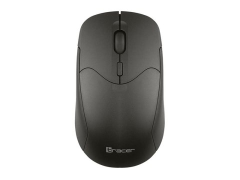 Tracer Boss - Mysz - prawo i leworęczna - optyczna - 3 przyciski - bezprzewodowa - 2.4 GHz - odbiornik bezprzewodowy USB - czarn