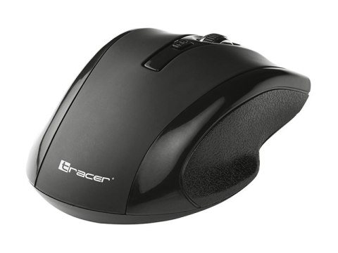 Tracer Deff - Mysz - prawo i leworęczna - optyczna - 7 przyciski - bezprzewodowa - 2.4 GHz - odbiornik bezprzewodowy USB - czarn