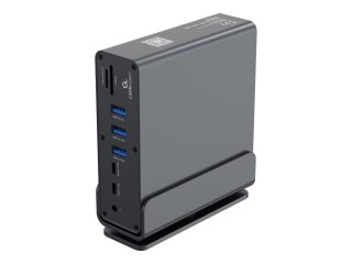 Cablexpert A-CF-COMBO15-01 - Stacja dokująca - USB-C - HDMI, DP - 1GbE