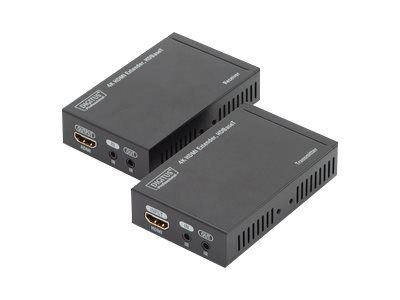 DIGITUS Professional 4K HDMI Extender Set - Extender video/audio/podczerwień - HDBaseT - do 70 m