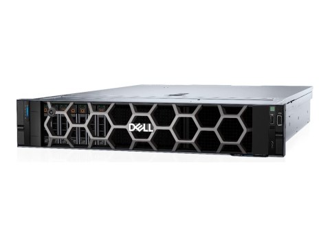 Dell PowerEdge R760xs - Serwer - montowany w stojaku 2U - podwójny - 1 x Xeon Silver 4510 / do 4.1 GHz - RAM 32 GB - SAS - wymia