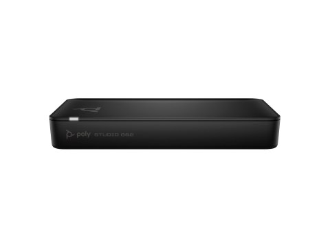 HP Poly Studio G62 - System wideokonferencyjny - Certyfikat Microsoft Teams, Certyfikowane dla Poly Video - czarny - power adapt