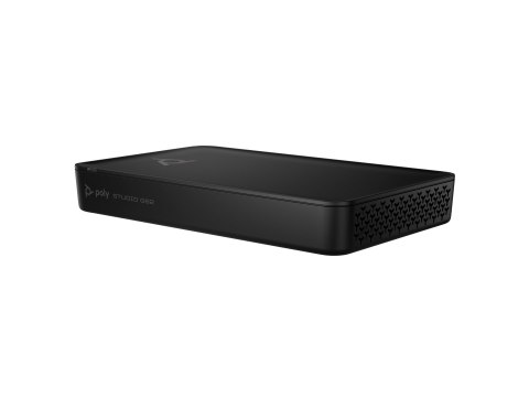 HP Poly Studio G62 - System wideokonferencyjny - Certyfikat Microsoft Teams, Certyfikowane dla Poly Video - czarny - power adapt
