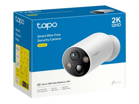 Tapo C425 V1.6 - Sieciowa kamera nadzorująca - do użytku wewnątrz budynków, do użytku na zewnątrz - odporny na kurz / odporny na