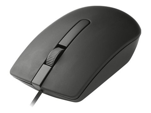 Tracer OFFI - Mysz - ergonomiczna - prawo i leworęczna - optyczna - 3 przyciski - przewodowa - USB - czarny