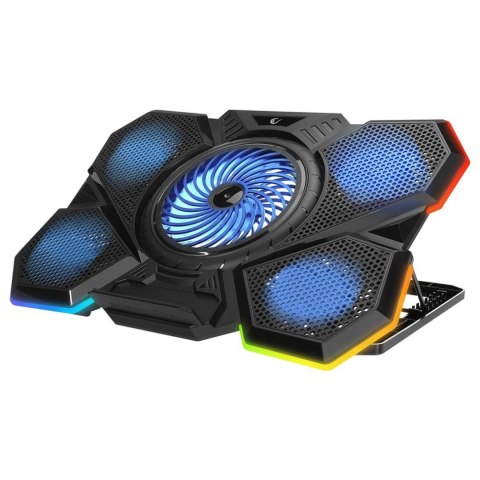 Podstawka chłodząca Rampage AD-RC13 BELLATRIX pod laptop 15-17" RGB regulowana