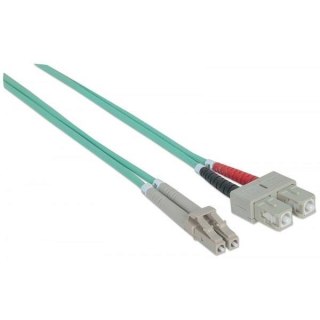Światłowód krosowy TechlyPro LC-SC duplex 50/125 OM3, MM 3m